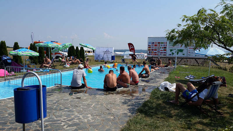 Relaxing in the Pool